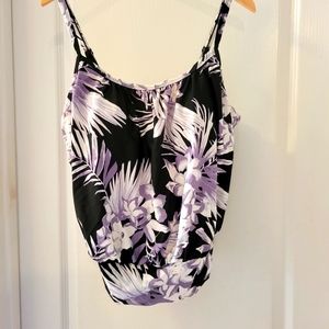 Fully lined swim top